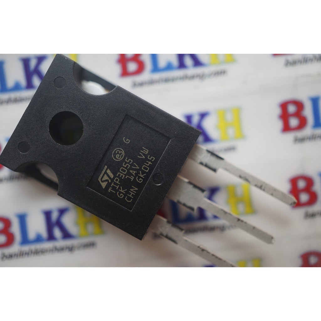 Transistor NPN TIP3055 3055 60V 15A TO-247 chính hãng ST