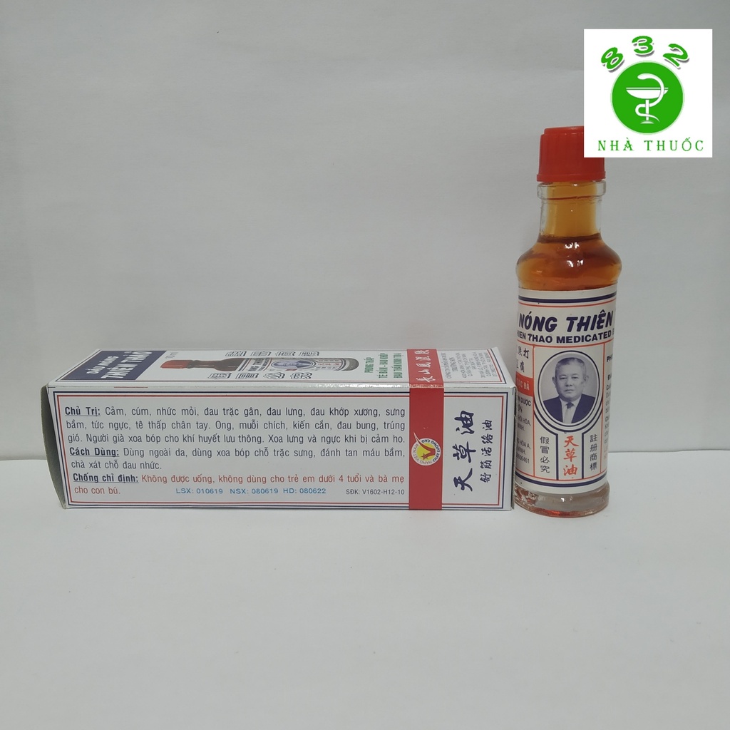 Dầu nóng Thiên Thảo lọ 10ml