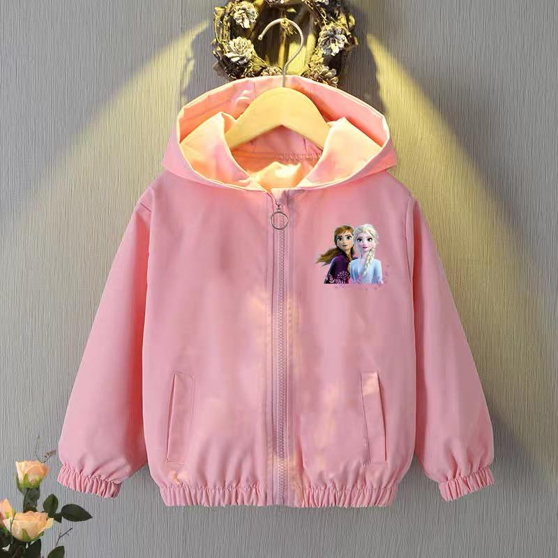 Áo gió elsa trơn cho bé gái size đại BEESHOP D22043