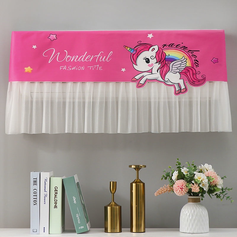 Vỏ Bọc Máy Điều Hòa Chống Bụi Họa Tiết Hoạt Hình Đáng Yêu 1-2P