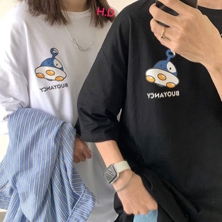 Set 2 áo đôi UFO quả trứng 🛸 🥚 áo đôi tay lỡ nam nữ