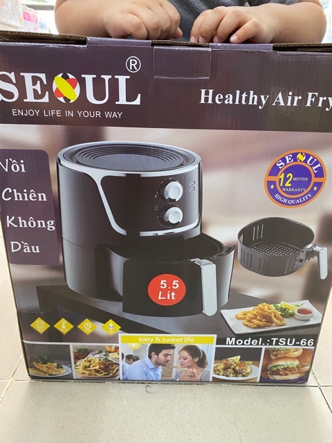 Nồi chiên không dầu seoul TSU-66