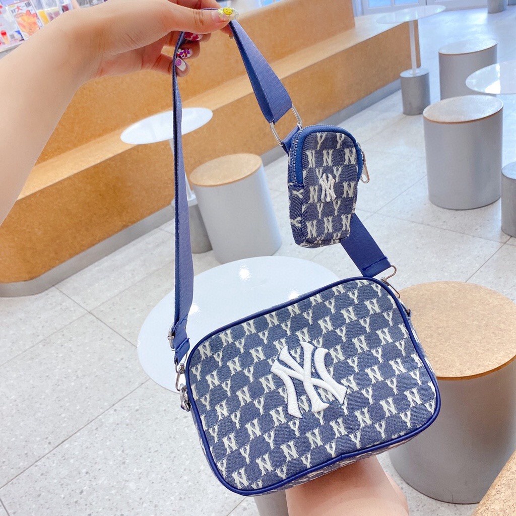 Túi đeo chéo thời trang NY Dáng Hộp Kèm ví đeo nhỏ