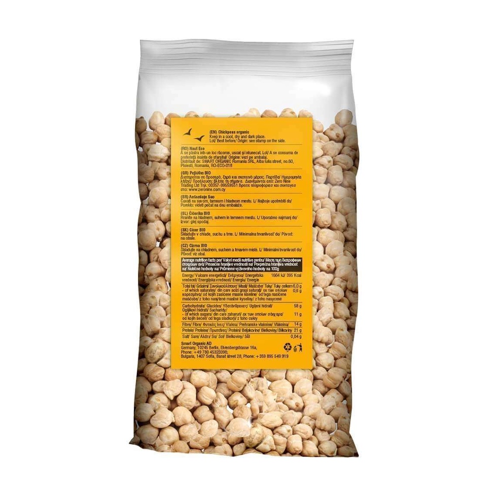 Đậu gà hữu cơ 500g (Chickpeas) - Smart Organic