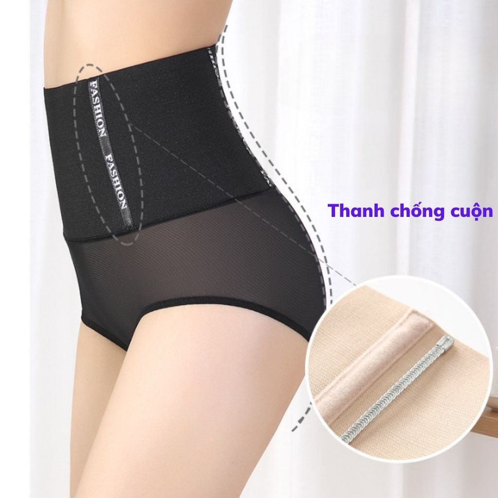Quần gen nịt bụng giữ eo thon gọn chống cuộn giảm mỡ bụng sau sinh DEVARI N350