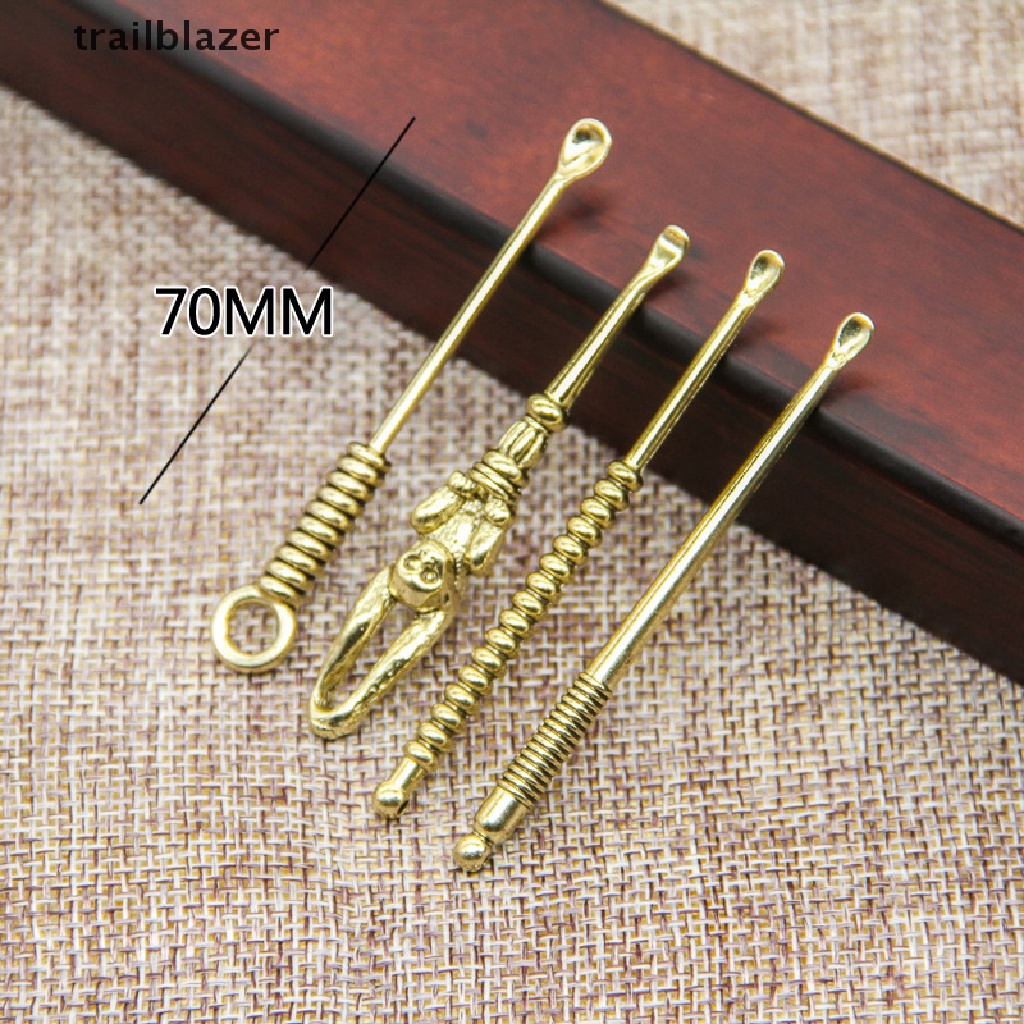 Trailblazer 1Pcs Ear Spoons Portable Ear Cleaning Tool Ear Pick Ear Wax Remover Keyring UIO