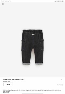 Quần jeans bé trai