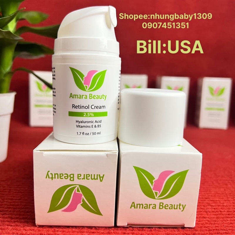 Amara Retinol 2.5 % ,Axit Hyaluronic ,vitamin E &amp; B5