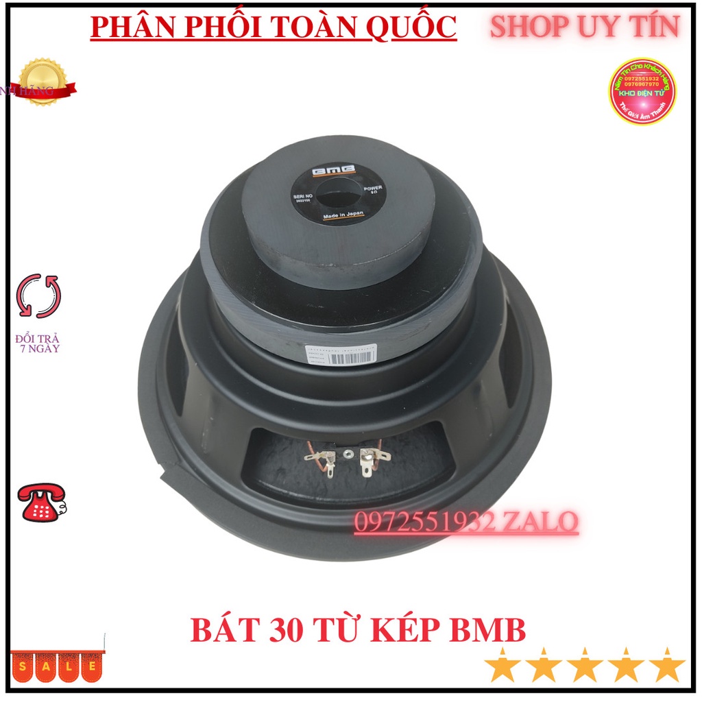 Loa bát 30 BM.B, loa bát 3 tấc nam châm kép côn 66 màng vải gân mút cao cấp lời hay -  giá 1 chiếc