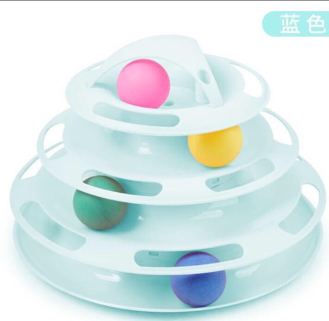 Bộ đồ chơi 3 tầng cho mèo CÓ HỘP