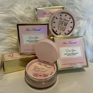 PHẤN PHỦ TOO FACED DEW YOU FRESH GLOW SETTING POWDER