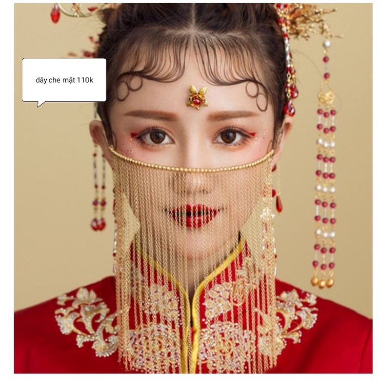 tấm che mặt cổ trang