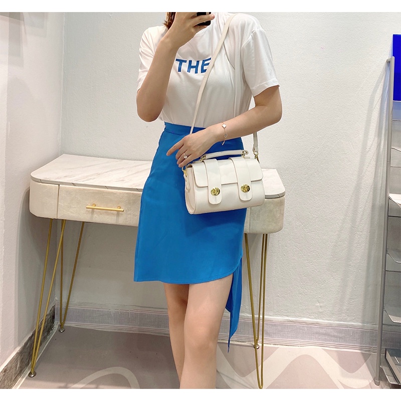 Túi đeo chéo vai  IELGY có khóa gài thời trang sành điệu cho nữ