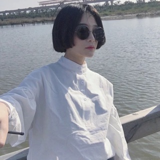 Áo sơ mi cổ tàu cực xinh