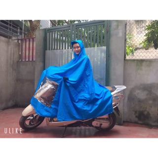 Áo đi mưa dáng quây 1 đầu Khánh Chi