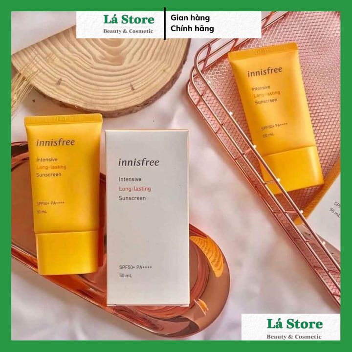 Kem Chống Nắng Lâu Trôi Innisfree Intensive Long Lasting Sunscreen SPF50+ PA++++ 50ml