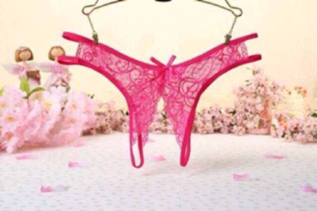 Bộ 5 quần lót lọt khe ren lưới đồ lót chữ T quyến rũ kiểu Hàn | BigBuy360 - bigbuy360.vn