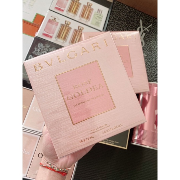 Nước hoa nữ  SET Bvlgari Rose Goldea EDP 90ml + 15ml EDP