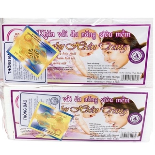 Khăn khô đa năng baby Hiền Trang (gói 200gr +-10gr) - Khăn vải, giấy khô vệ sinh cho bé