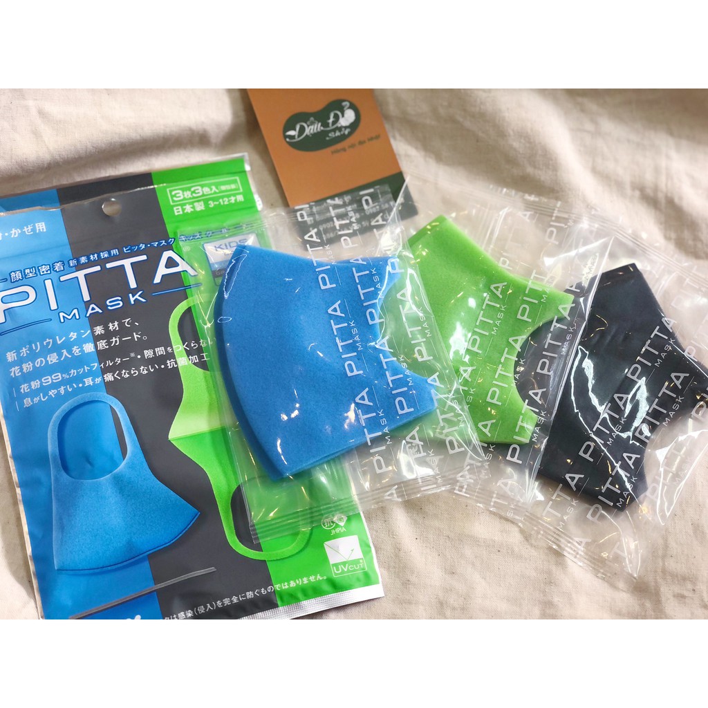 Pitta Mask Kids set 3 cái Nhật Bản - Hàng nội địa Nhật