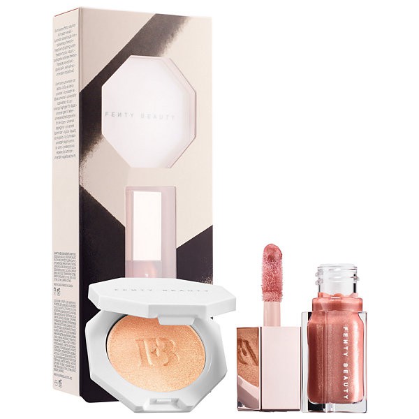 FENTY BEAUTY BY RIHANNA ✨ Tách set son và highlighter Diamond Bomb / Bomb Baby Mini Lip And Face Set