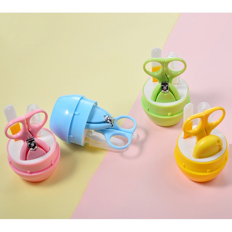 [HCM - SIÊU RẺ] BỘ BẤM MÓNG TAY CHO BÉ HÌNH QUẢ TRỨNG