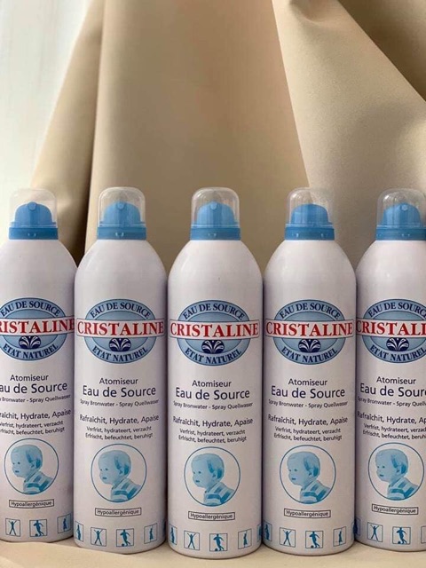 Xịt khoáng Cristaline cho em bé 400ml ( Pháp ) | BigBuy360 - bigbuy360.vn