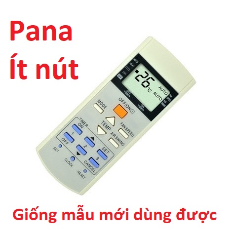 Pana Ít nút - Remote Điều khiển Máy lạnh Điều hòa Pana