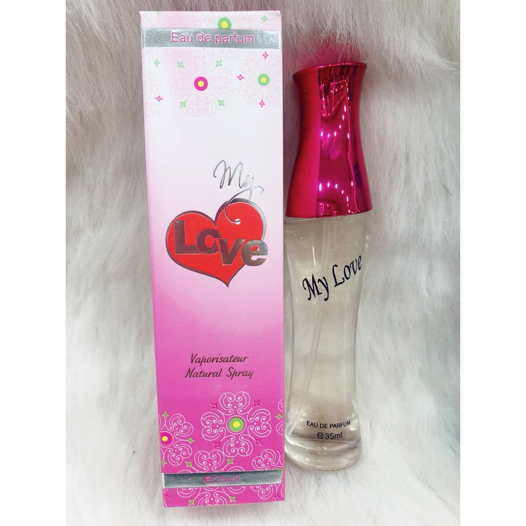 Nước Hoa Nữ 35ml My Love Hộp Màu Hồng