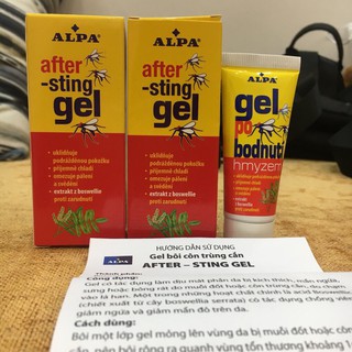 Gel bôi vết thương côn trùng cắn Alpa After-Sting Gel tuýp 20m