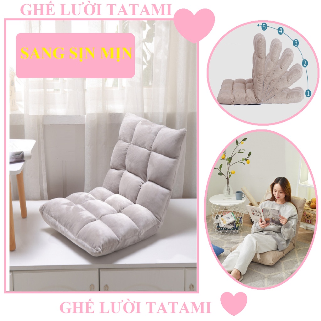 Ghế Lười [ HỎA TỐC] - Ghế sofa - Ghế Gấp Gọn Có 5 Chế Độ Ngồi - Ghế Học Sinh - Ghế Bệt Tựa Lưng