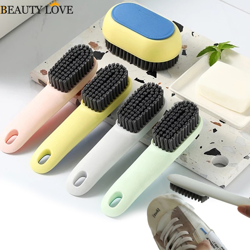 Bàn Chải Chà Giày Cán Dài Bằng Nhựa Thân Thiện Với Môi Trường Khử Khuẩn Tốt Cho Giày Thể Thao Gia Đình