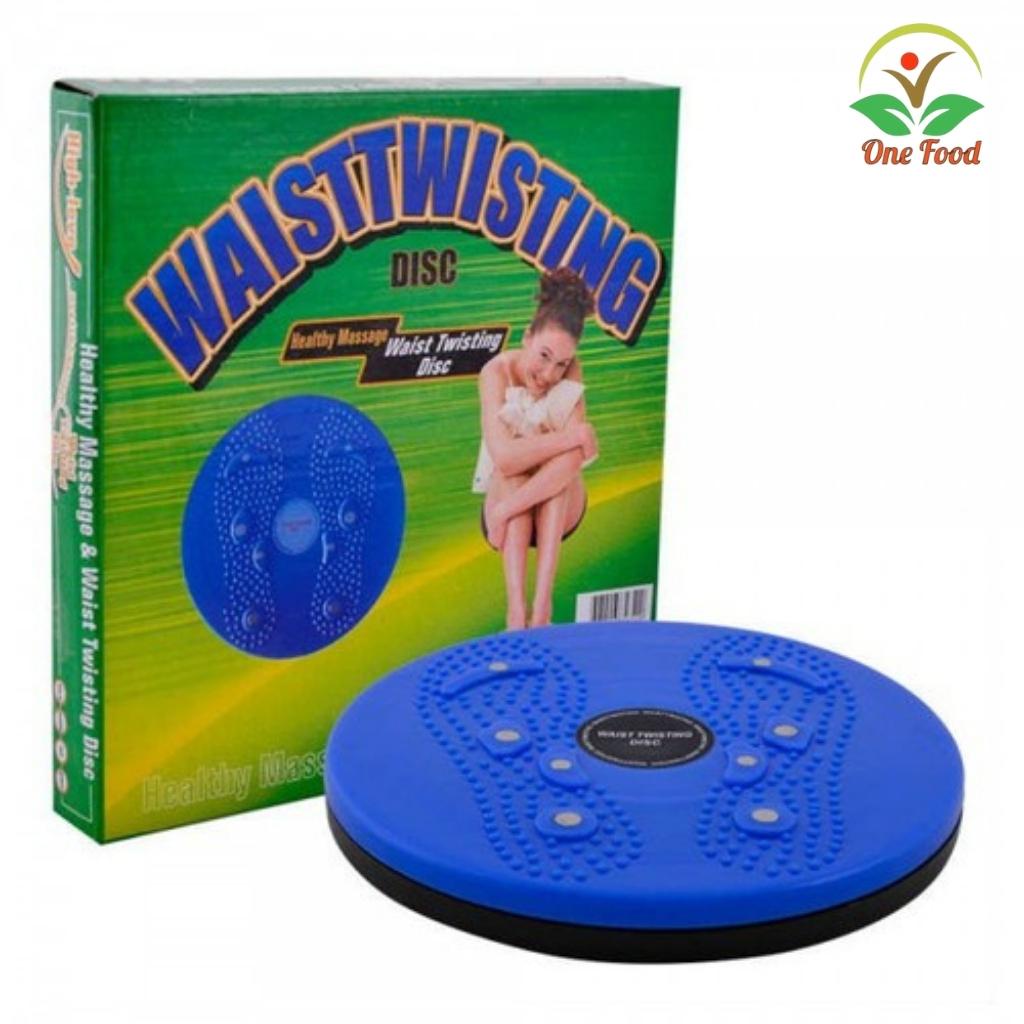 Bàn Xoay Eo Tập Bụng Giảm Mỡ 360 Độ, Đĩa Xoay Eo Tập Cơ Eo Tại Nhà Có Hạt Massage Chân Cao Cấp Shop Onefood68
