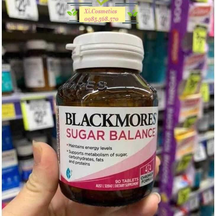 Viên uống cân bằng đường huyết Blackmore Sugar Balance Úc chính hãng mẫu mới 2021