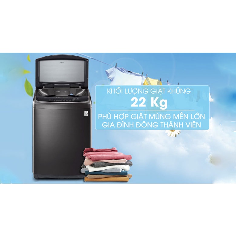 Máy giặt LG Inverter 22 kg TH2722SSAK - dien.may.tai.kho