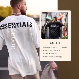 Áo phông Tee ( Chất cotton xịn ) form Oversize thời trang Unisex nam nữ form rộng ESSENTIALS