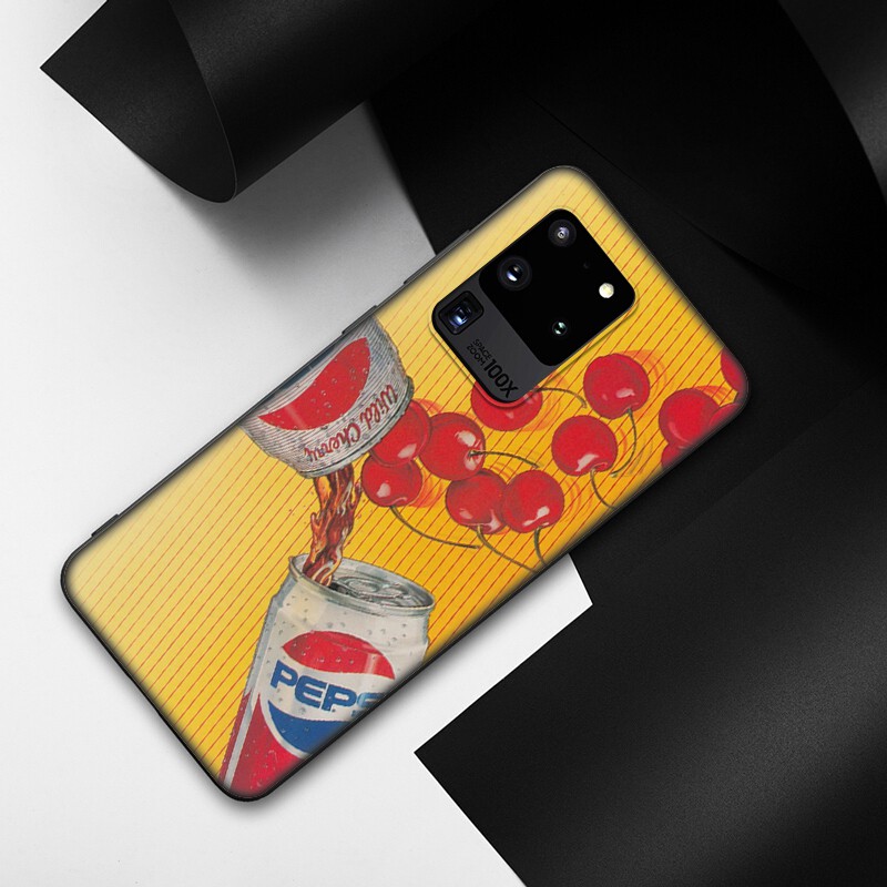 Samsung Galaxy J2 J4 J5 J6 Plus J7 J8 Prime Core Pro J4+ J6+ J730 2018 Casing Soft Case 74SF Pepsi Cola Art mobile phone case