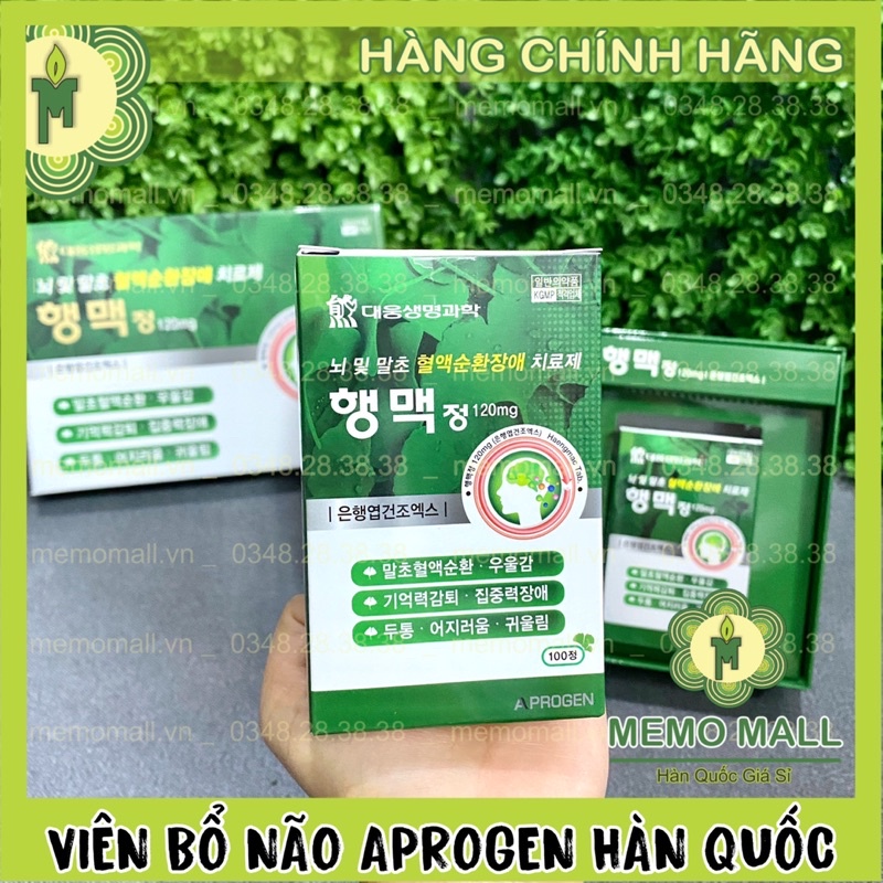 VIÊN BỔ NÃO APROGEN CHÍNH HÃNG HÀN QUỐC