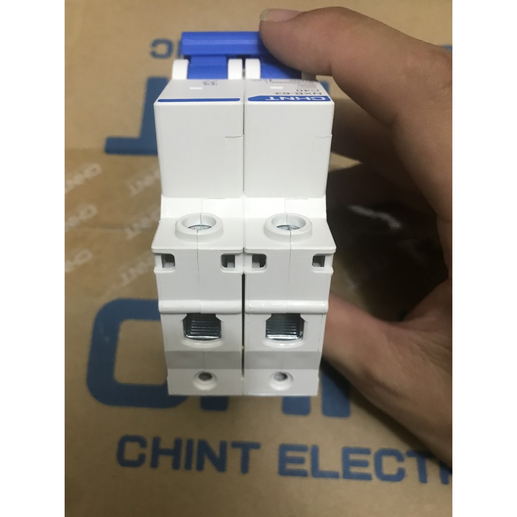 [Chint] Attomat NXB-63 2pha 25A hàng chất lượng cao