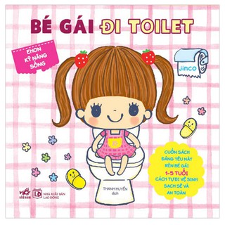 Sách - Ehon Bé gái đi toilet