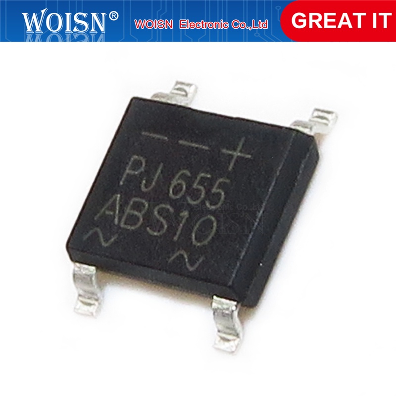 Set 50 Cầu Chỉnh Lưu ABS10 SOP-4 SMD Chuyên Dụng