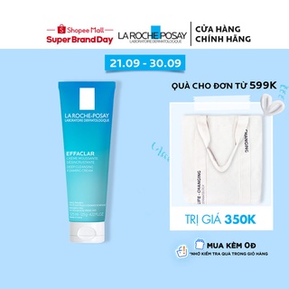 Sữa rửa mặt tạo bọt làm sạch giúp làm sạch sâu và se khít lỗ chân lông La Roche-Posay Effaclar Deep Foaming Cream 125ml