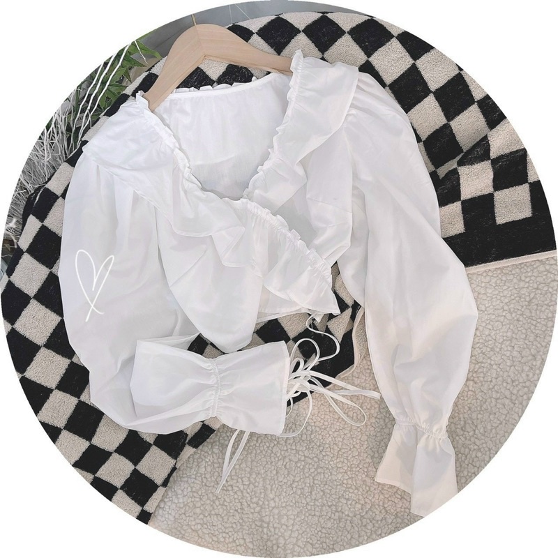 JENNA TOP Áo croptop đan dây lưng