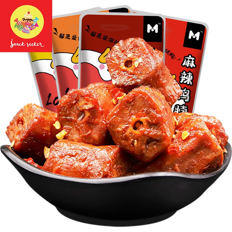Cổ Vịt Xé Cay Ăn Liền 2 Vị siêu ngon - SNACKSEEKER - Đồ Ăn Vặt Trung Quốc