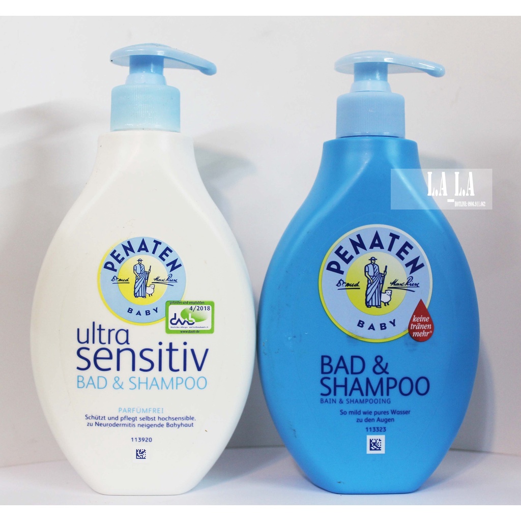 Sữa tắm gội chống cảm 2 trong 1 Penaten baby 400ml