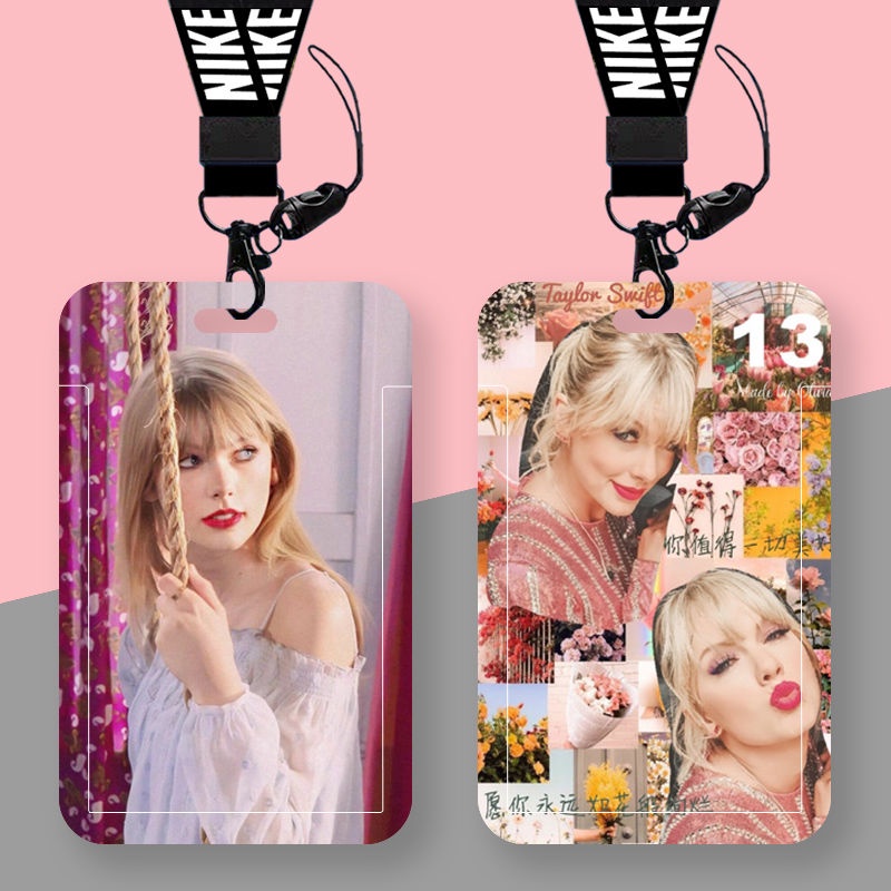 Vỏ Bọc Thẻ ID / Thẻ Xe Buýt / Truy Cập Dành Cho Học Sinh Hình Ca Sĩ Taylor Swift