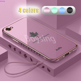 Ốp Lưng Dẻo Họa Tiết Lá Phong Cho Vivo X9 X20 X21 X23 T1