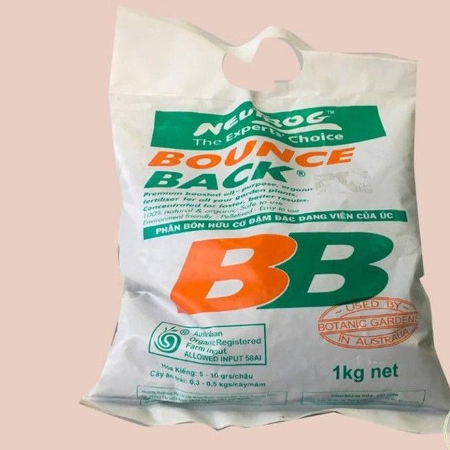 Phân hữu cơ đậm đặc dạng viên Bounce Back 1KG