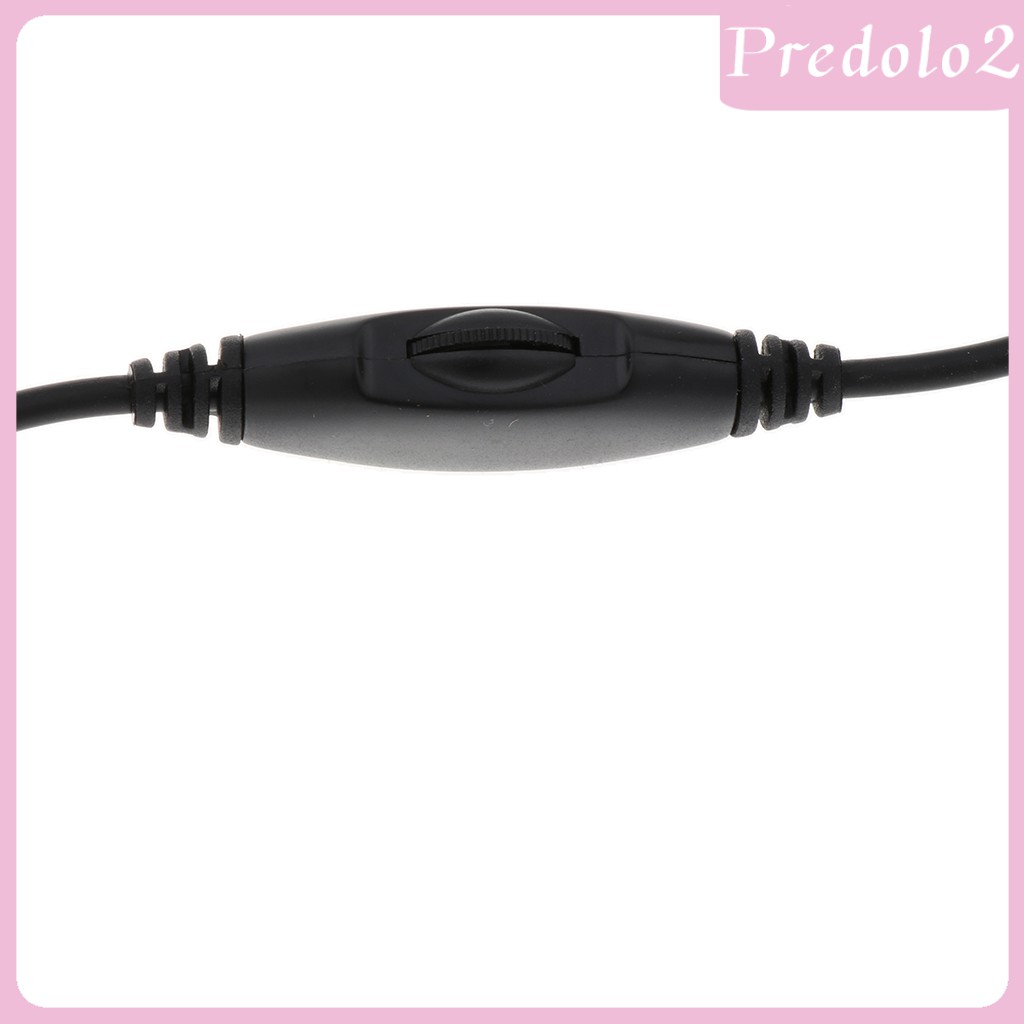 [PREDOLO2] 3.5mm Call Center Telephone Headphone w/ Noise Cancelling Monaural Headset