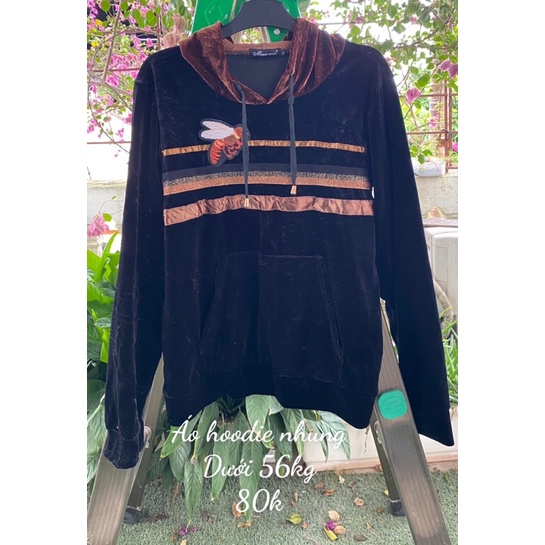 Áo nỉ nhung Sweater- hoodie